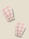 SET NASCITA VICHY ROSA 4 PEZZI