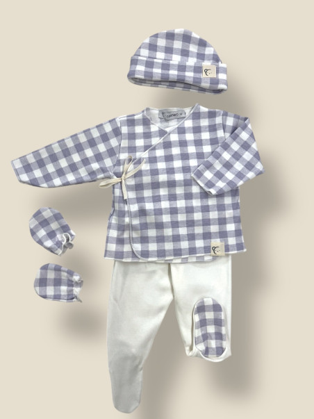 SET NACIMIENTO VICHY CELESTE 4 PIEZAS