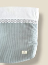 SACCO NANNA OVETTO CON STRISCIA RICAMATA AZZURRO