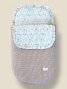 SACO PARA CAPAZO BABY NATURE ROSA EMPOLVADO