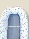 NIDO RIDUTTORE 4 IN 1 AZZURRO BUNNY
