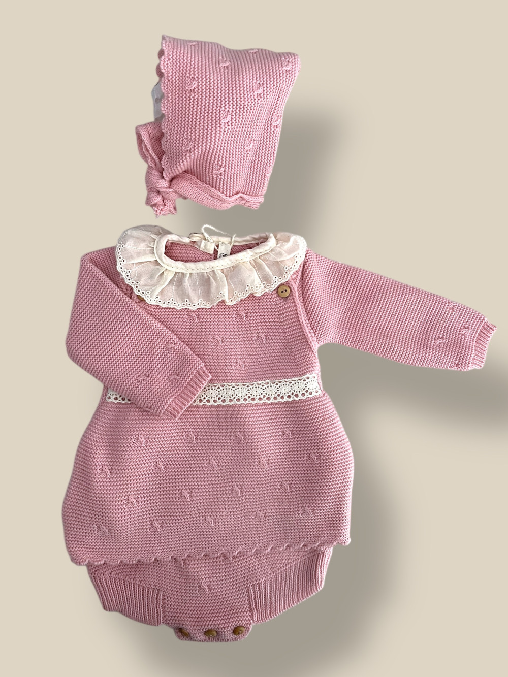 CONJUNTO MAVIE 4 PIEZAS ROSA ANTIGUO