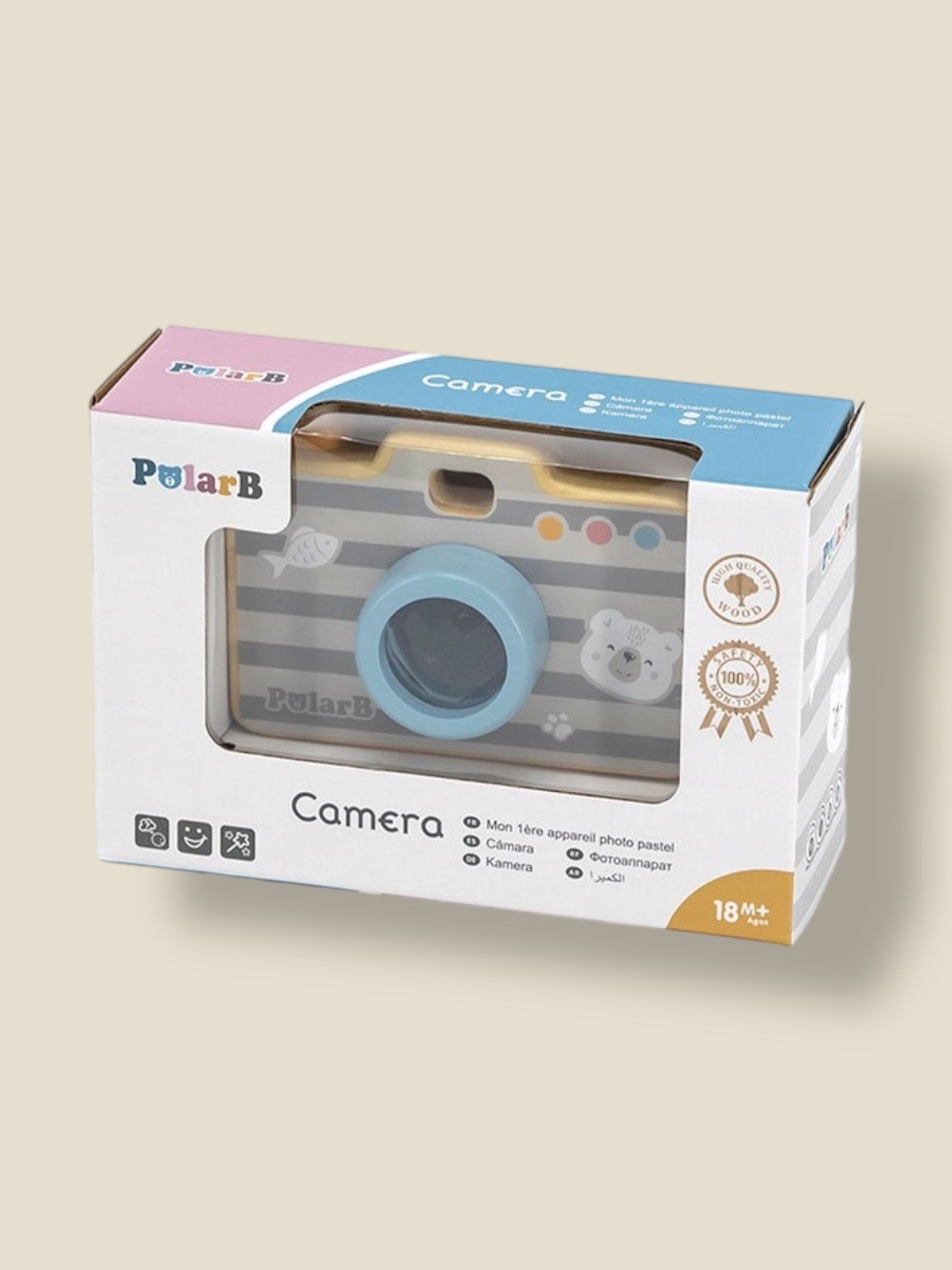 CAMERA IN LEGNO GIOCO MONTESSORI
