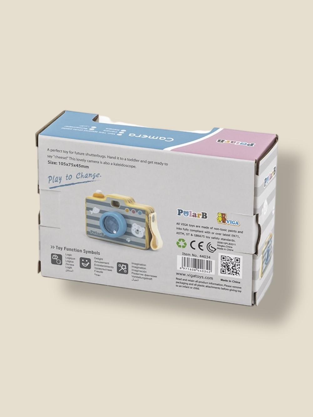 CAMARA DE MADERA JUGUETE MONTESSORI