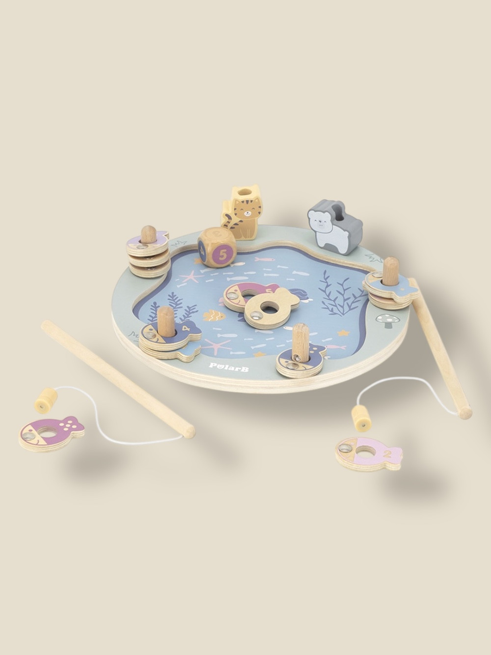 GIOCO MAGNETICO DELLA PESCA CON LAGHETTO