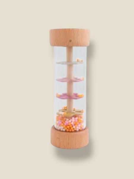 SONAJERO DE LLUVIA ROSA