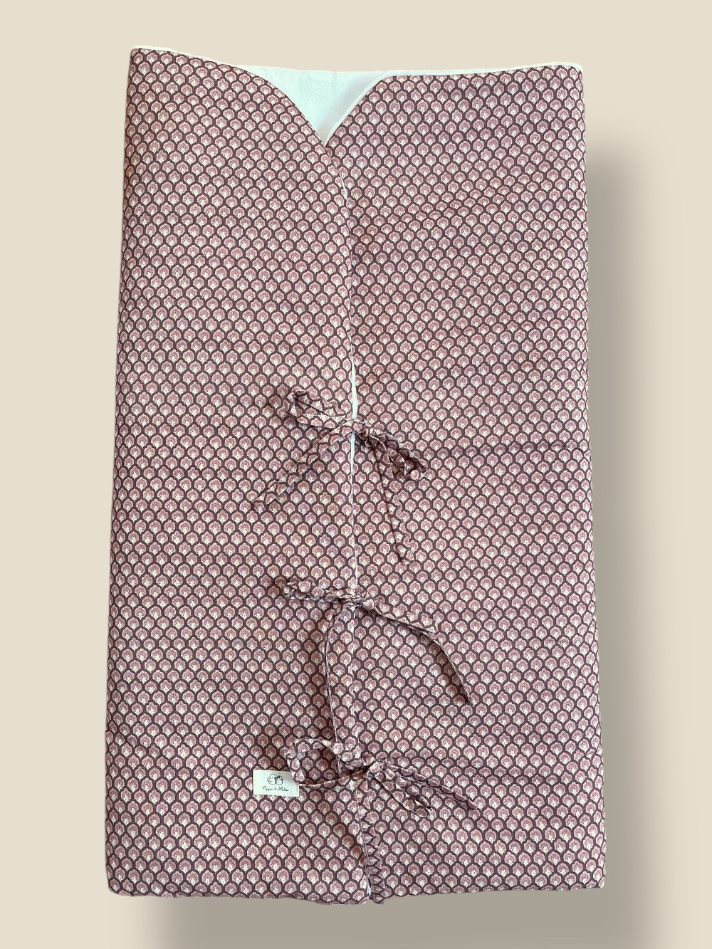 SACO ARRULLO LIBERTY TANIA ROSA EMPOLVADO Y FRESA.