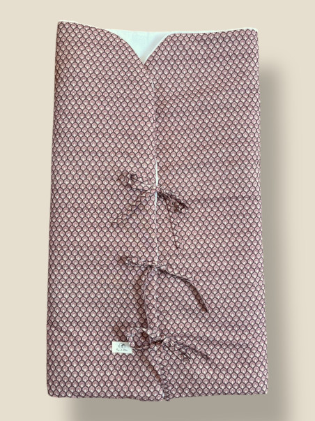 SACO ARRULLO LIBERTY TANIA ROSA EMPOLVADO Y FRESA.