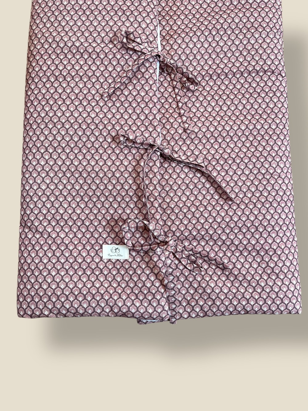 SACO ARRULLO LIBERTY TANIA ROSA EMPOLVADO Y FRESA.