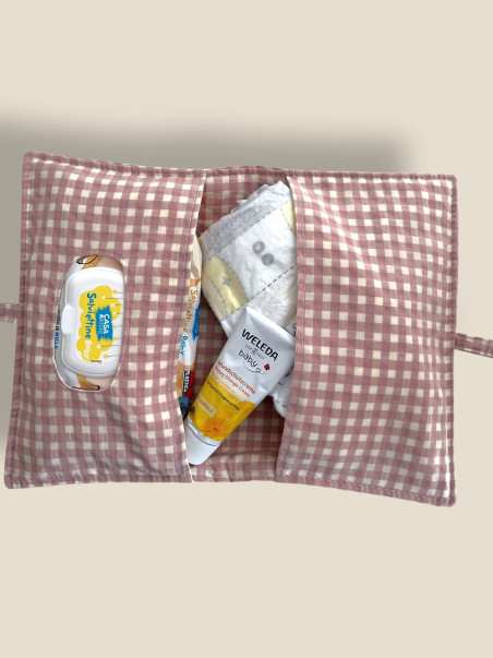 PORTA PAÑALES Y TOALLITAS EMILY