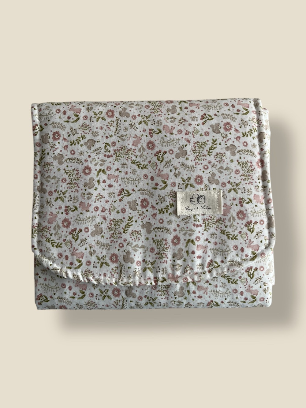 CAMBIADOR DE PASEO CONEJITOS ROSA