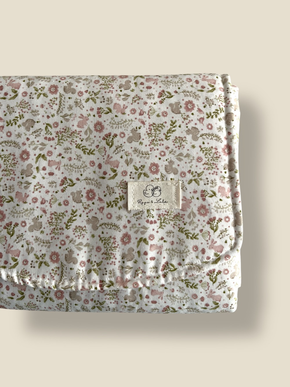 CAMBIADOR DE PASEO CONEJITOS ROSA