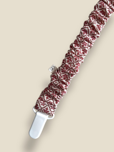 PORTA CIUCCIO ARRICCIATO LIBERTY CHARLOTTE ROSA