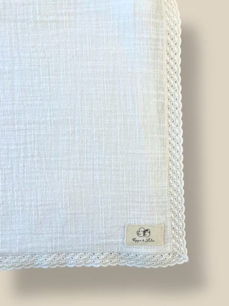 MUSSOLA STRISCIA RICAMATA OLIVIA