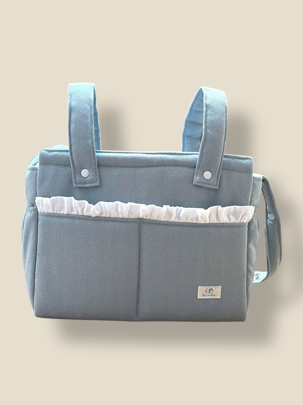 BOLSO MAXI ESPIGA CELESTE