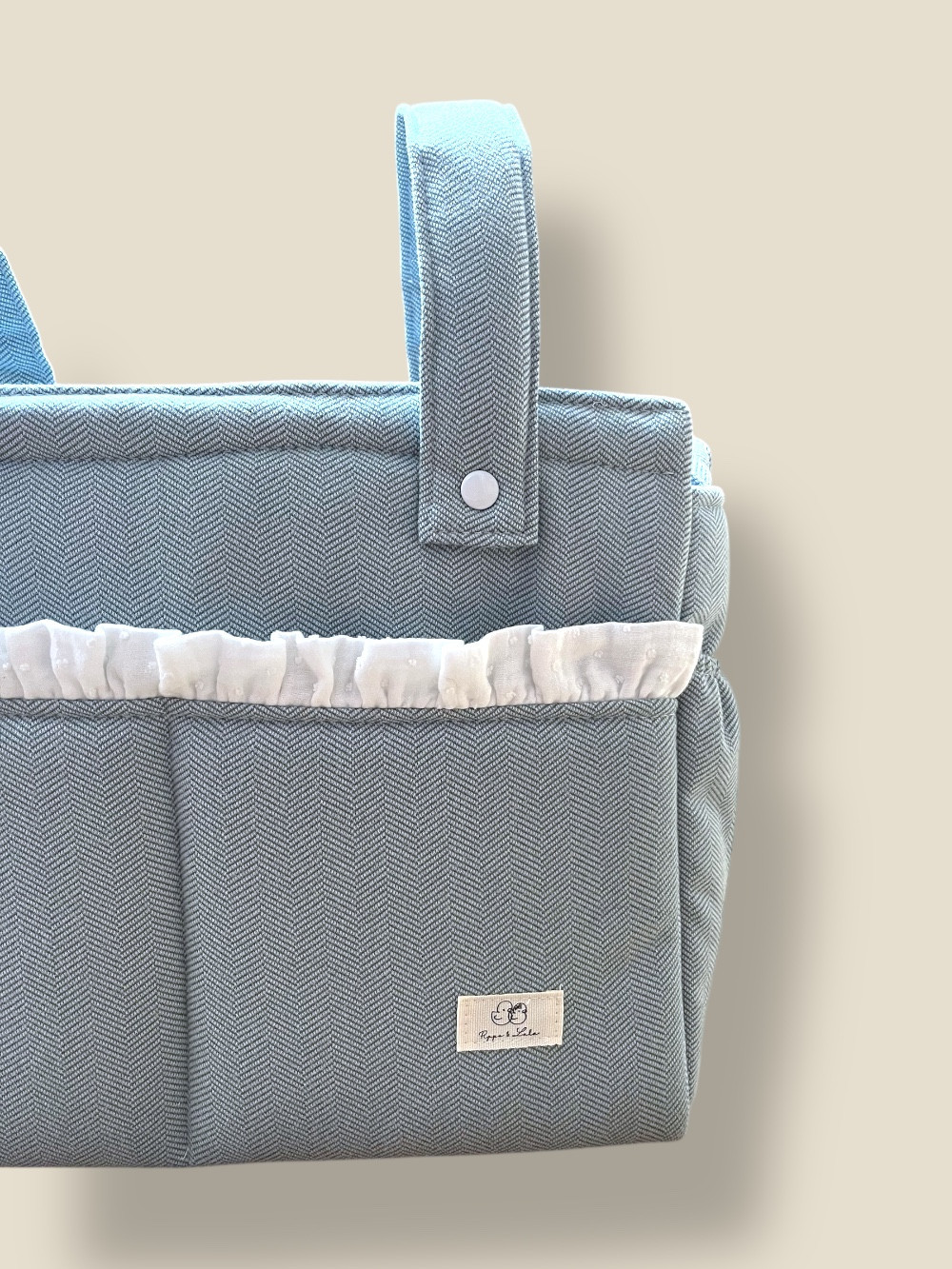 BOLSO MAXI ESPIGA CELESTE