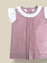 VESTITINO VICHY ROSA E BIANCO