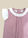 VESTITINO VICHY ROSA E BIANCO
