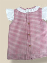 VESTITINO VICHY ROSA E BIANCO