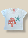 CONJUNTO DE PLAYA CORAL CAMISETA Y BAÑADOR