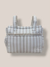 BOLSO MAXI RAYAS BEIGE Y CARAMELO