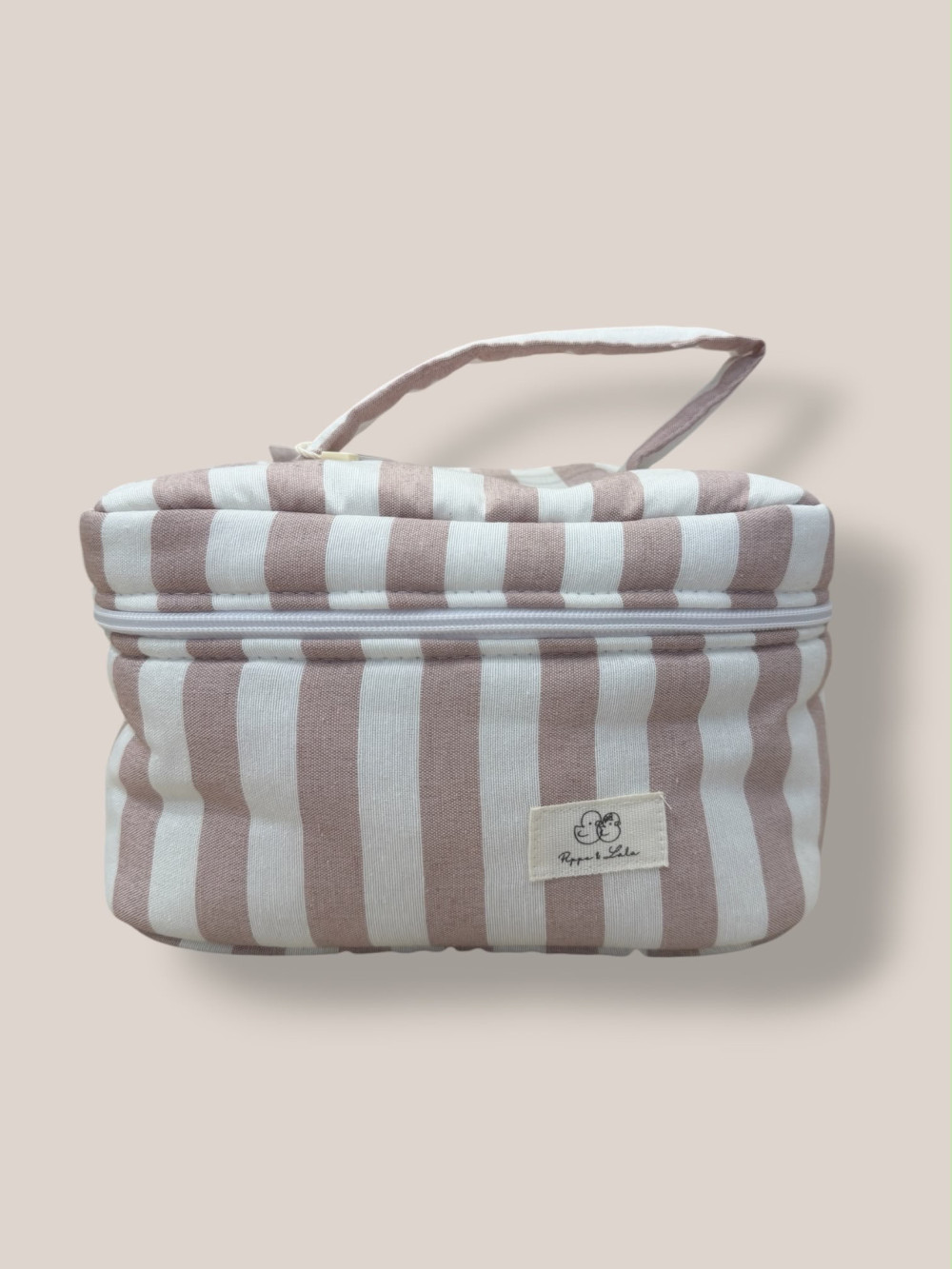NECESER RAYAS BEIGE Y ROSA