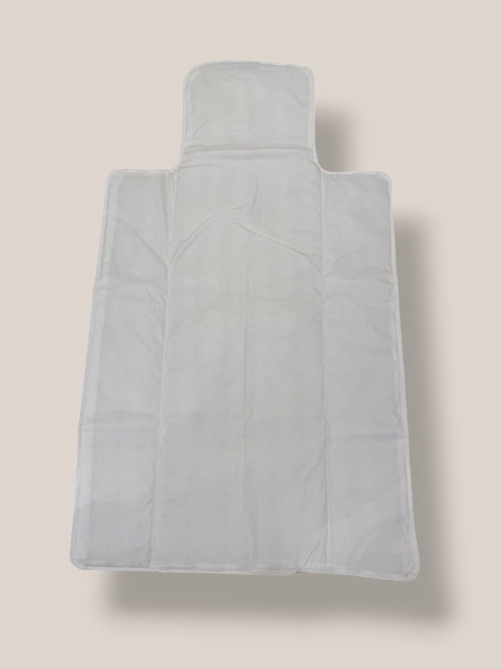 CAMBIADOR PORTATIL RAYAS BEIGE Y CARAMELO