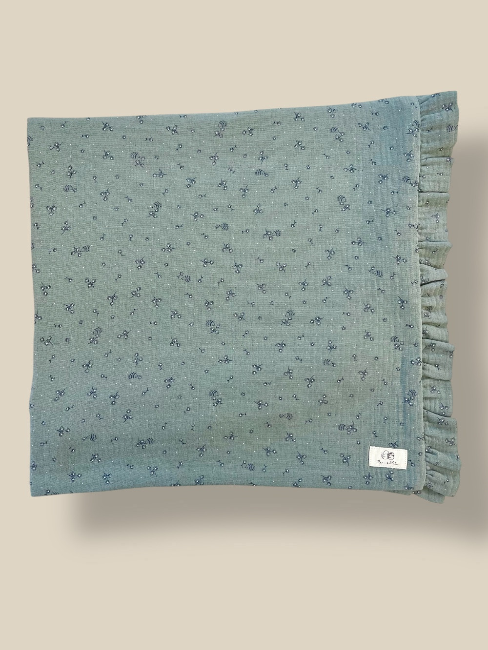 MUSELINA REVERSIBLE VERDE FOREST