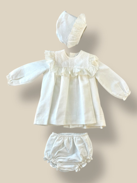 VESTIDITO CEREMONIA TALCO