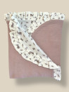 MUSSOLA DOUBLE FACE BUNNY ROSA