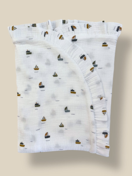 MUSELINA BARCO VOLANTE