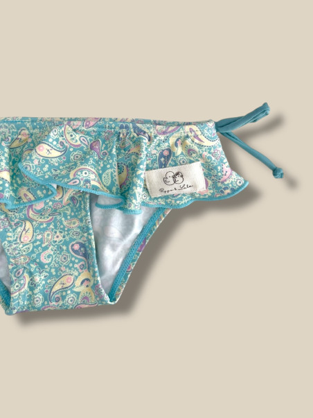 BIKINI  SLIP NIÑA PAISLEY