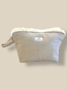 PORTA PANNOLINI E BEAUTY CASE PASTICCINO LINEN E PLUMETIS BEIGE