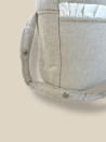 BORSA MATERNITY LINEN E PLUMETIS BEIGE