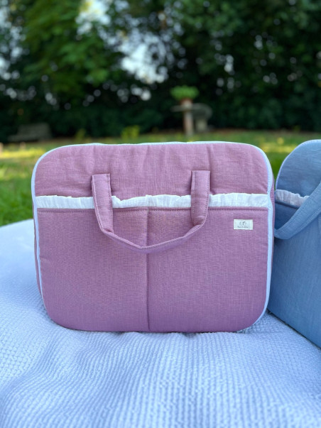 MALETA LINEN PLUMETIS CIRUELA