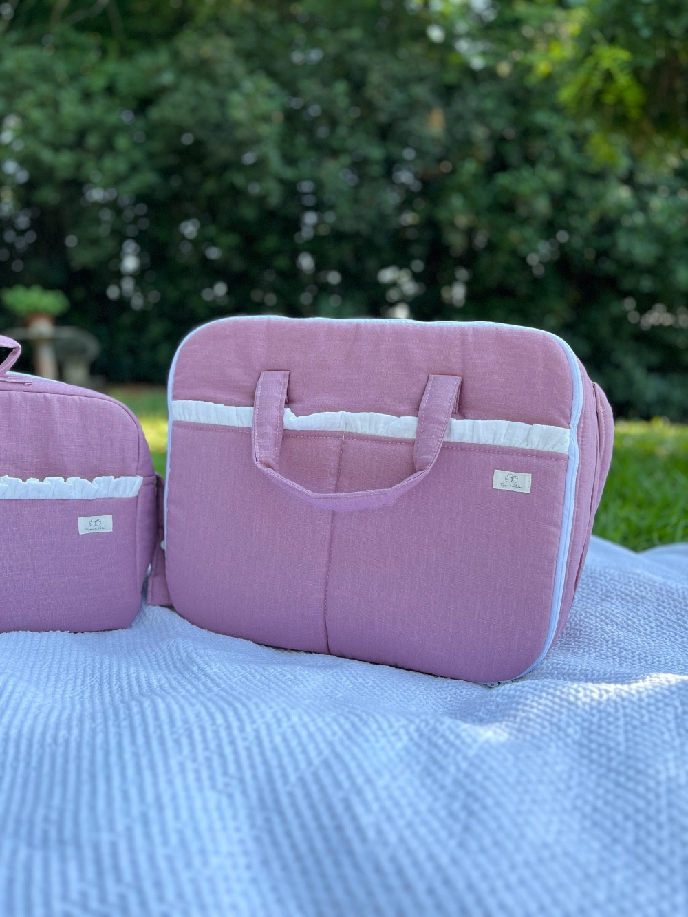 MALETA LINEN PLUMETIS CIRUELA