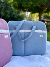 VALIGIA LINEN PLUMETIS CELESTE