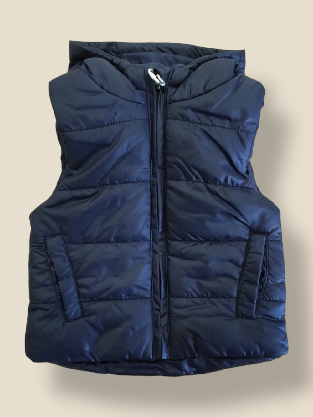 GILET SMANICATO BIMBO BLU MARINE