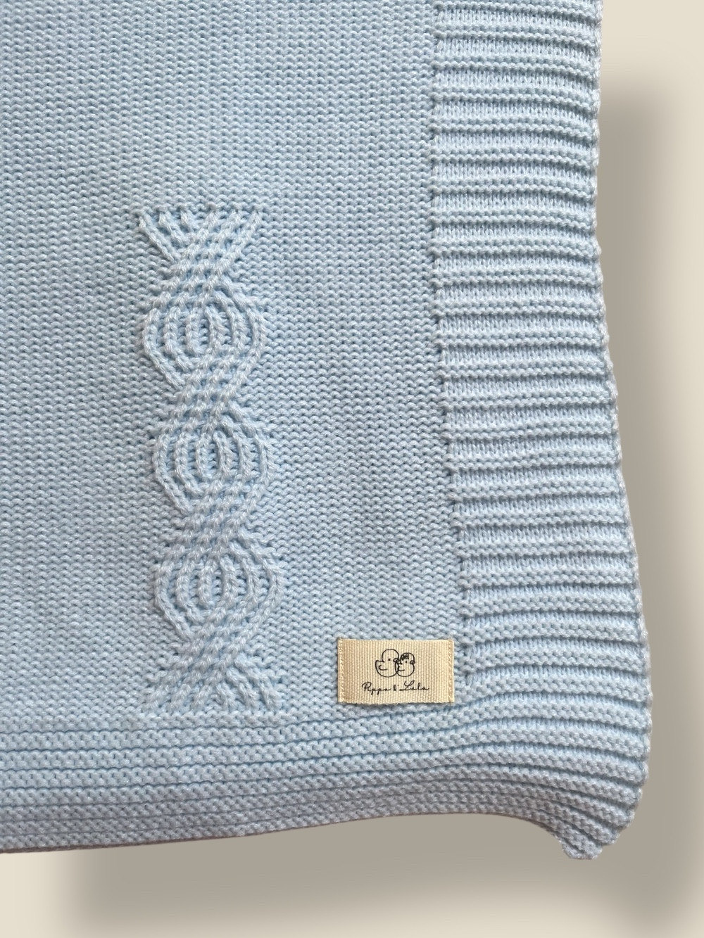 COPERTINA TRECCIA AZZURRA