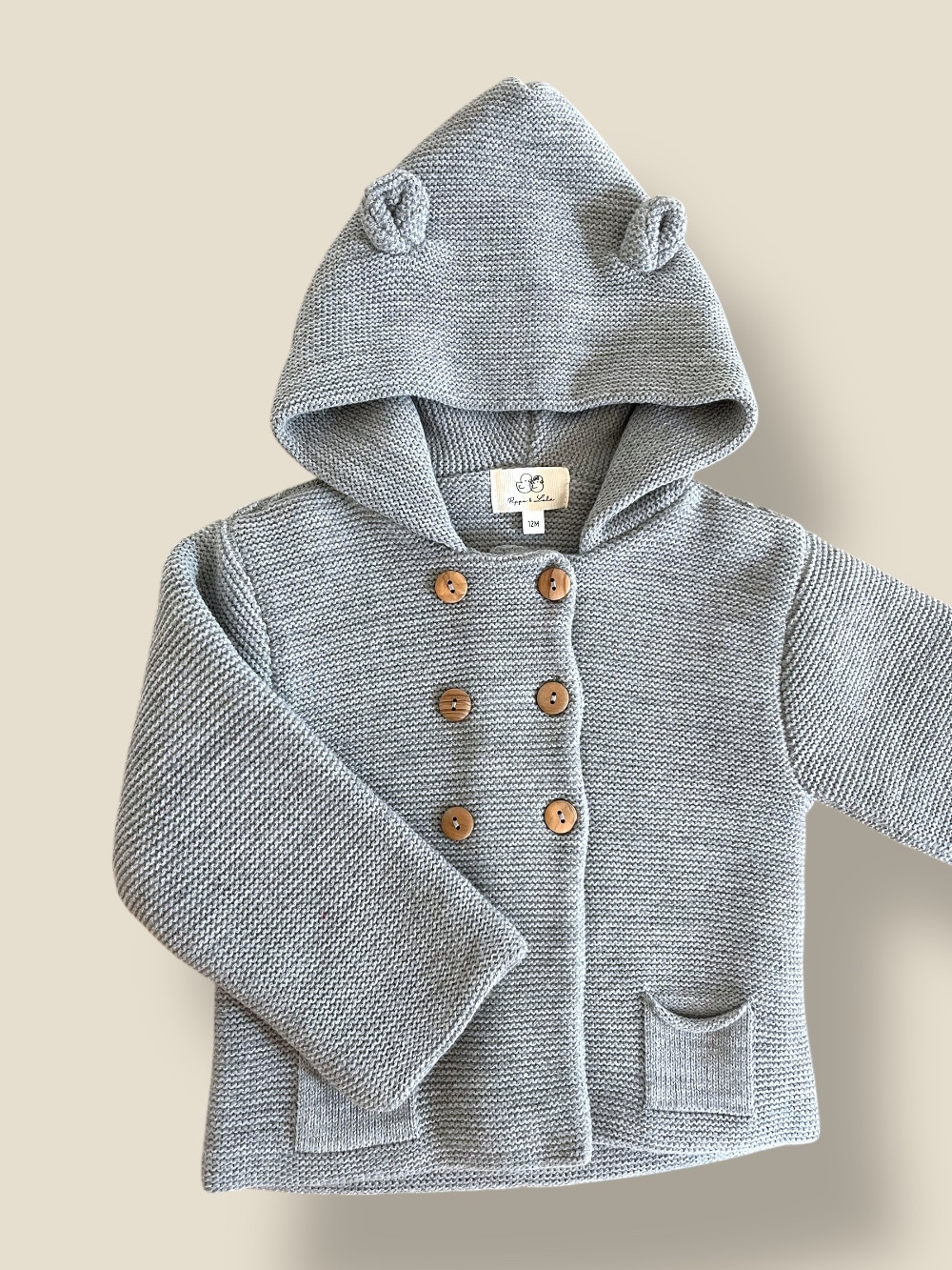 CAPPOTTINO TEDDY BIMBO GRIGIO