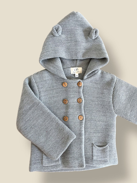 CAPPOTTINO TEDDY BIMBO GRIGIO