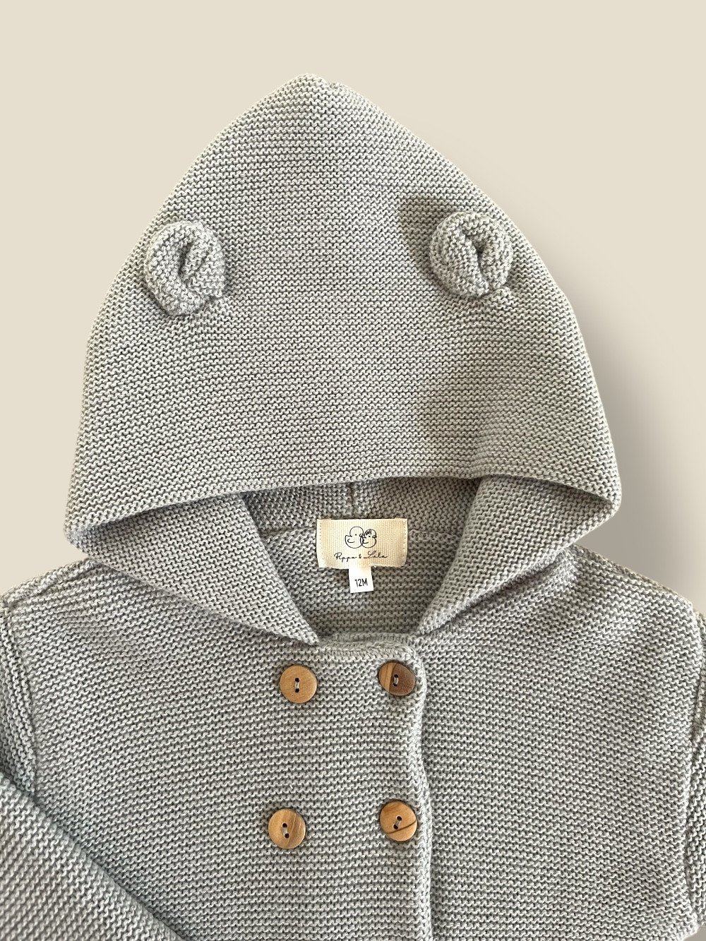 ABRIGO NIÑO TEDDY BEIGE